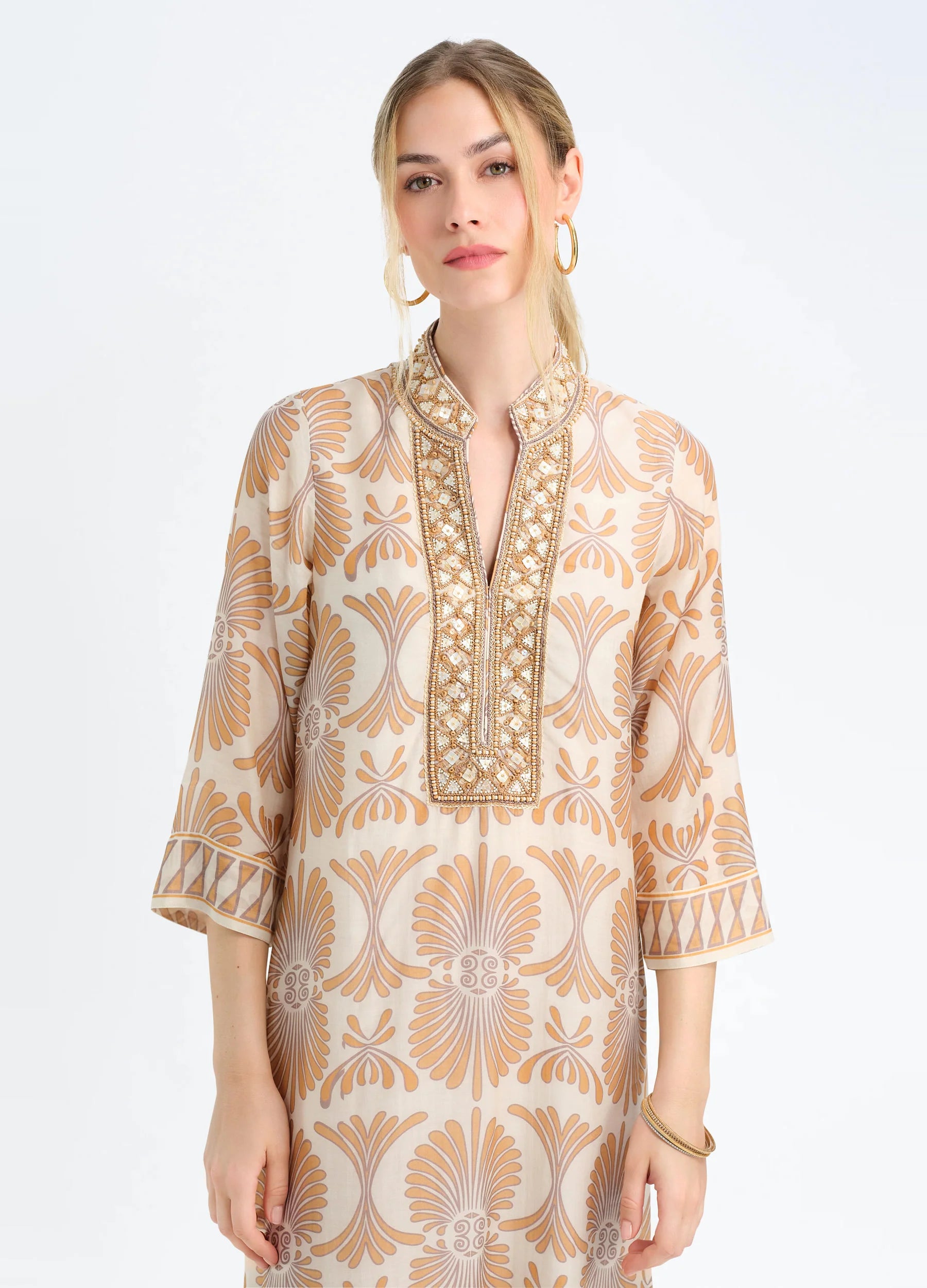 Bella Tu Elise Caftan | Santorini Sand