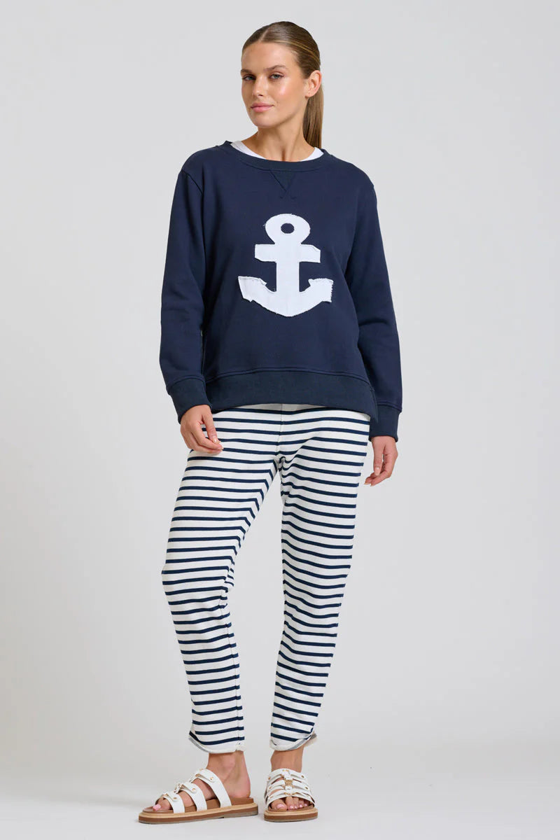 Zipside Sweatshirt Nautical