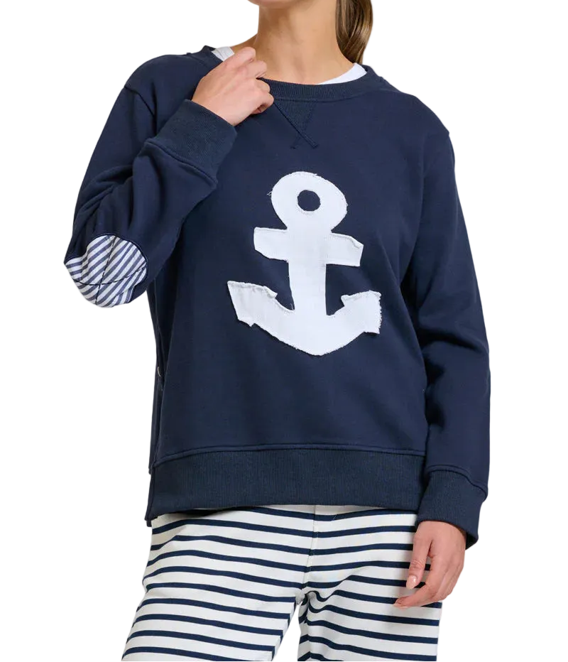 Zipside Sweatshirt Nautical