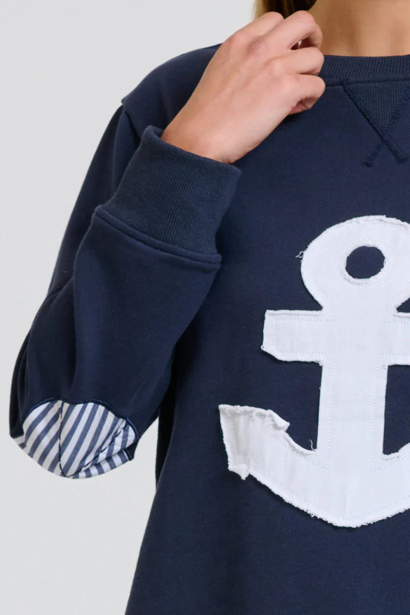 Zipside Sweatshirt Nautical