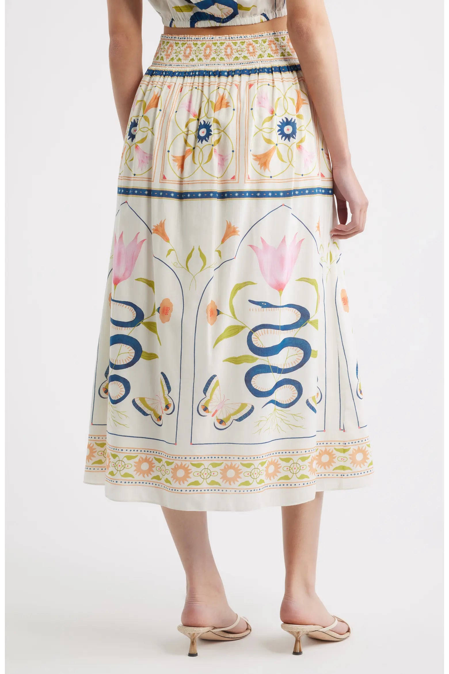 Cleobella Elliott Maxi Skirt - Montecito Print