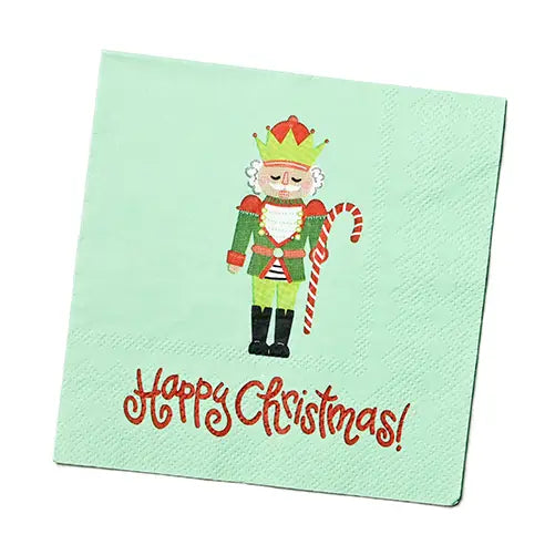 Mr. Nutcracker Cocktail Napkins Set of 20