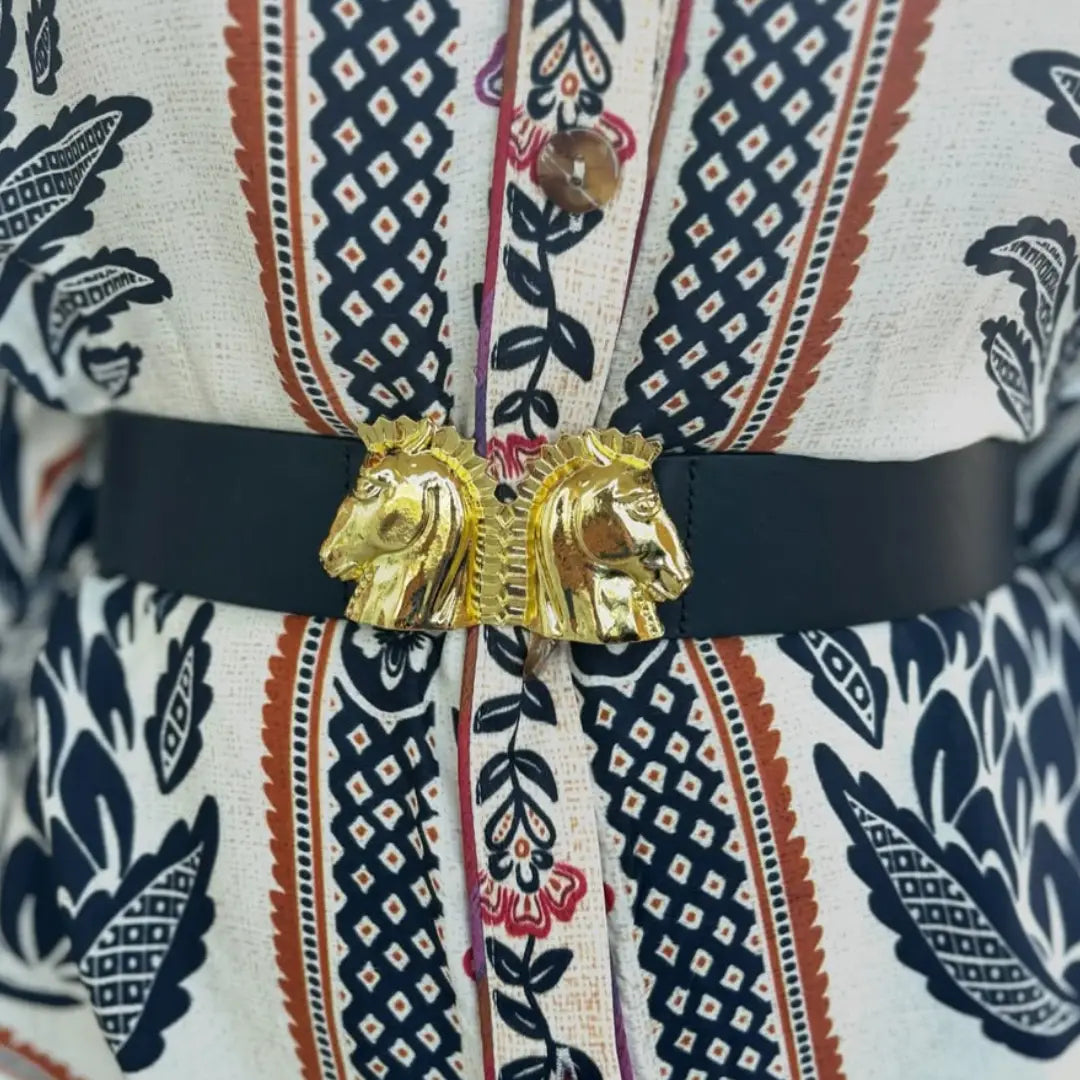 Garland Genuine Leather Interchangeable Stretch Belt - Black