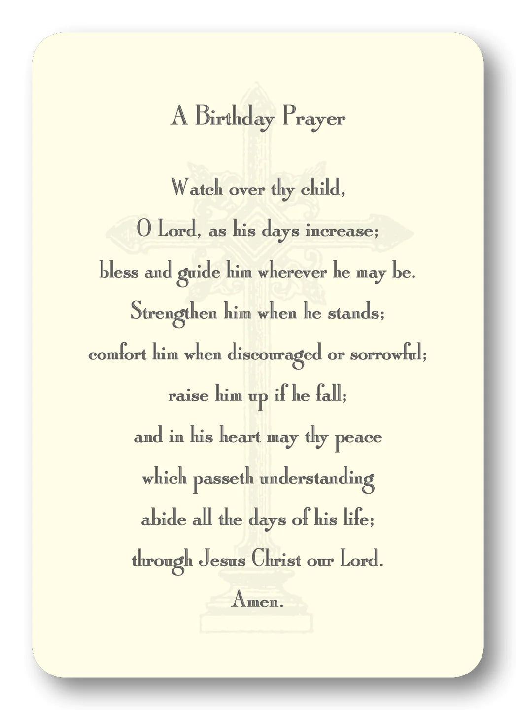 Maison de Papier A Birthday Prayer Cards