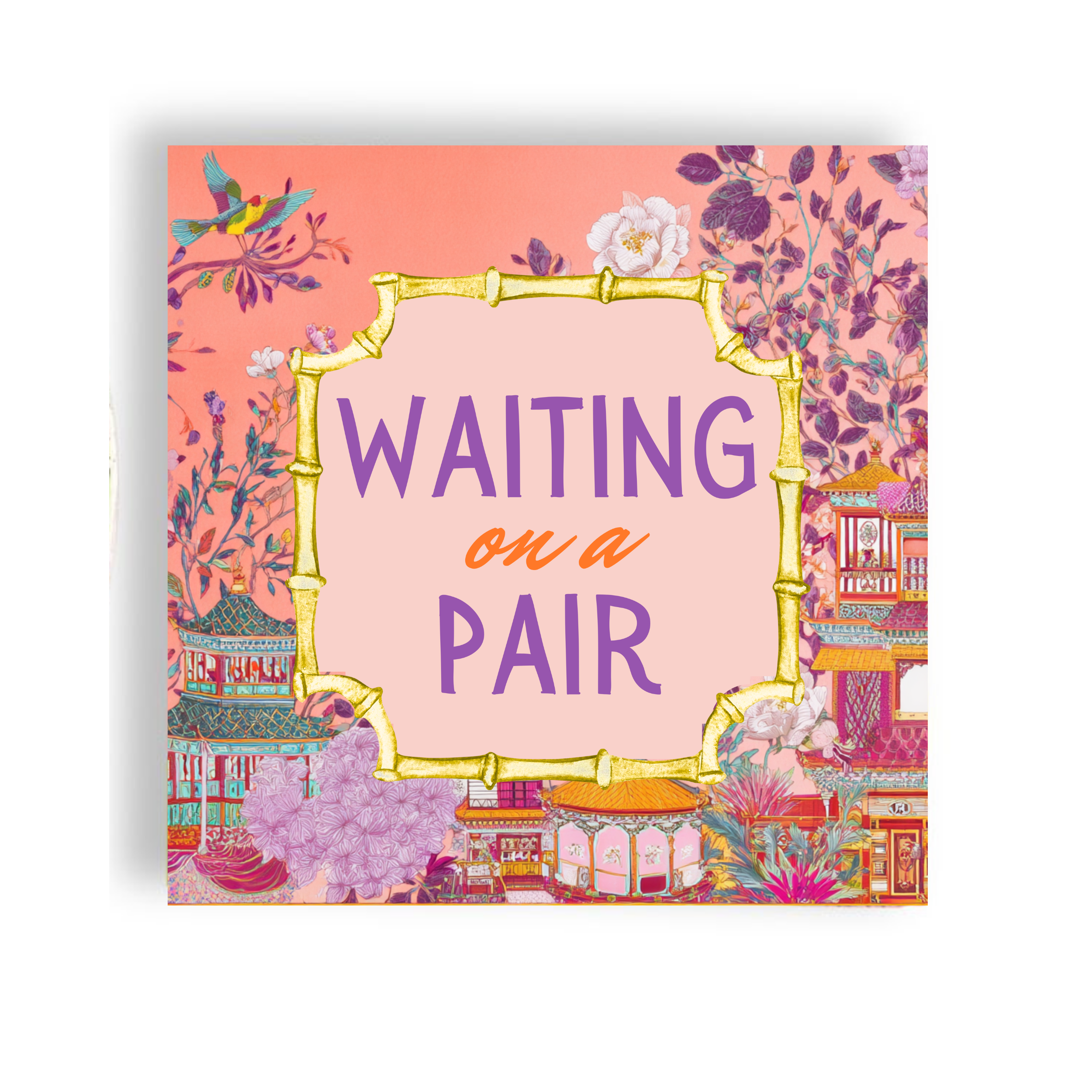 Mahjong "Waiting on a Pair" 24ct Cocktail Napkins