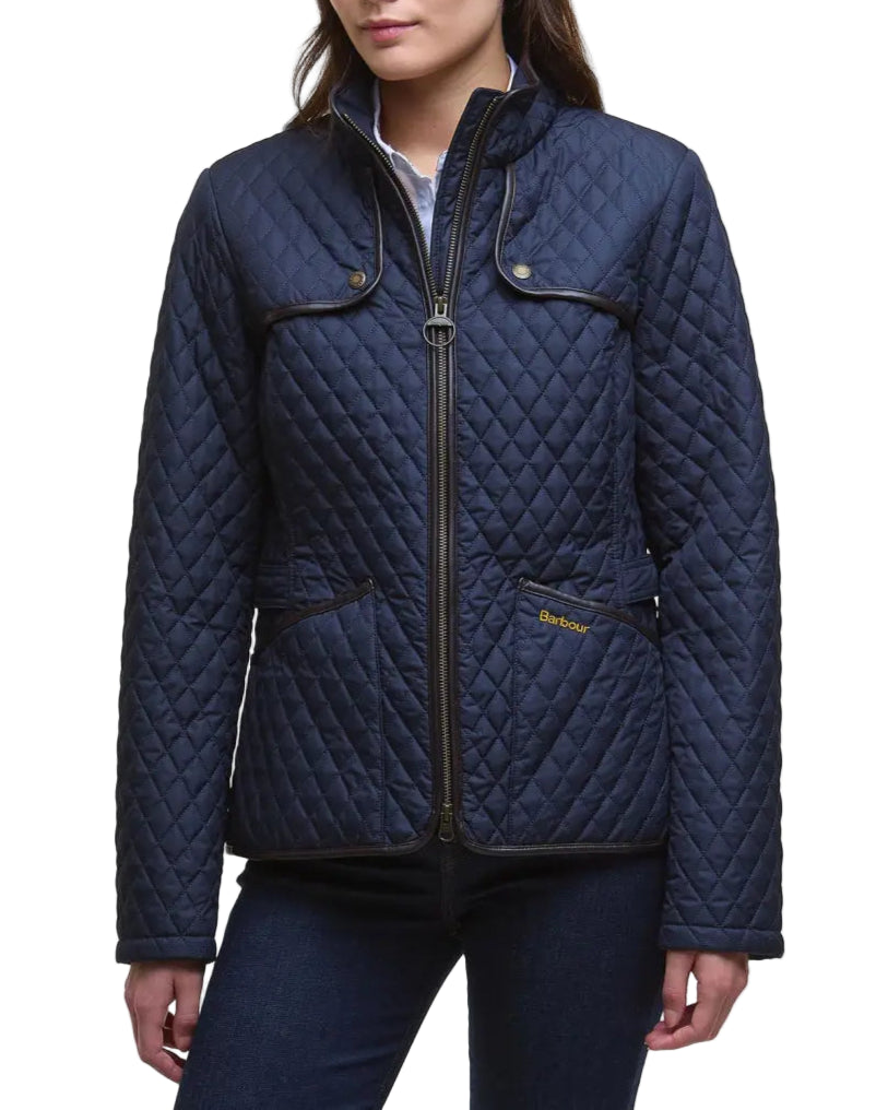 Barbour Dahlia Quilted Jacket - Dark Navy