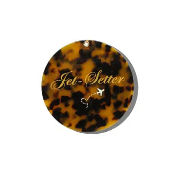 Hand-Painted Jet-Setter Compact Mirror