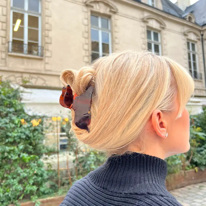 Hand-Painted Dachshund Dog Breed Claw Hair Clip