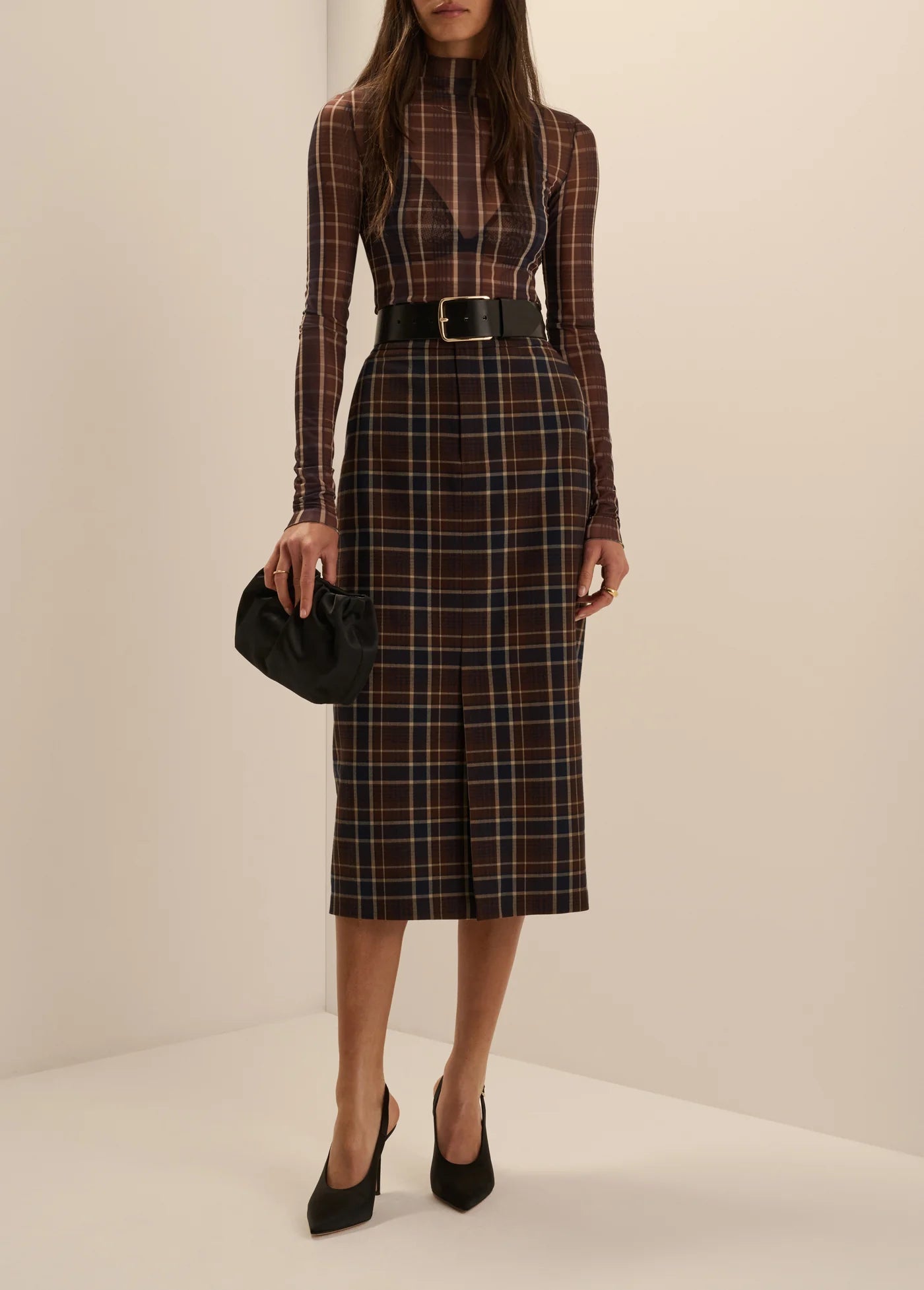 Favorite Daughter The Meyer Skirt | Toffee Plaid