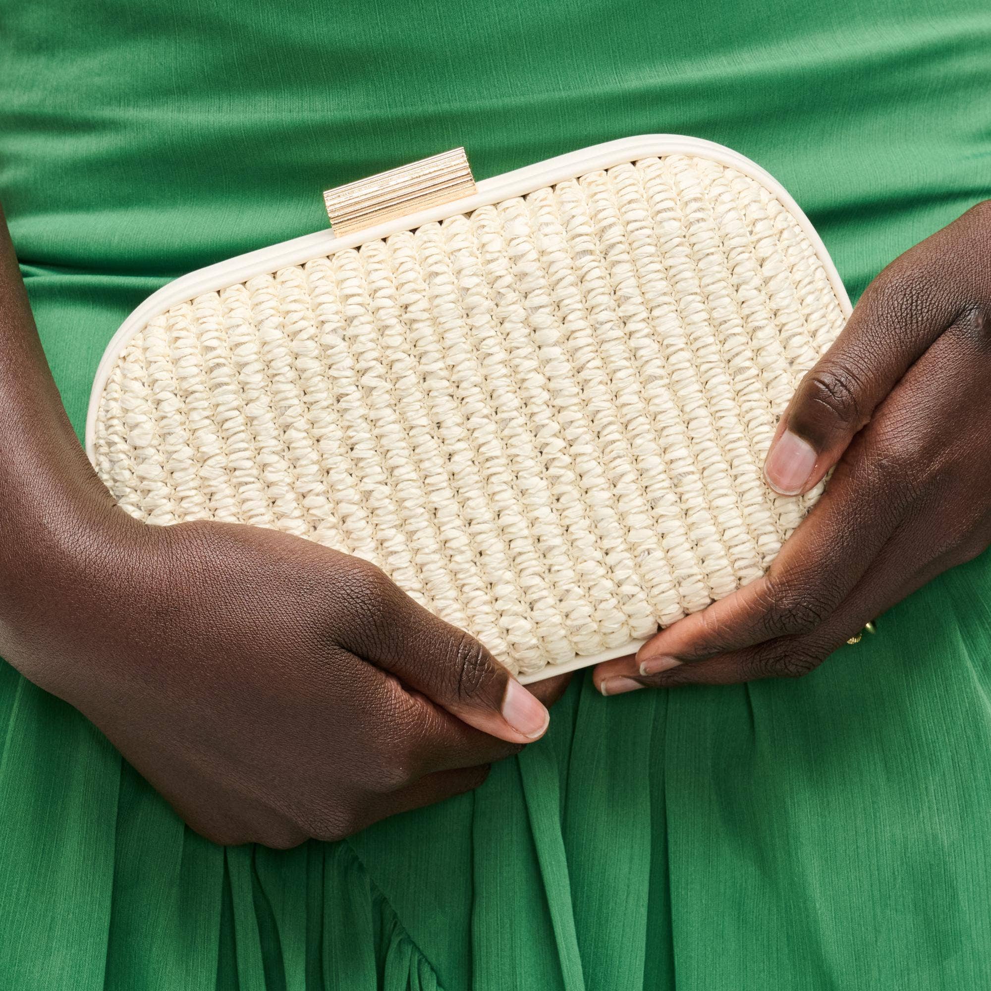 Alix Evening Bag - Natural