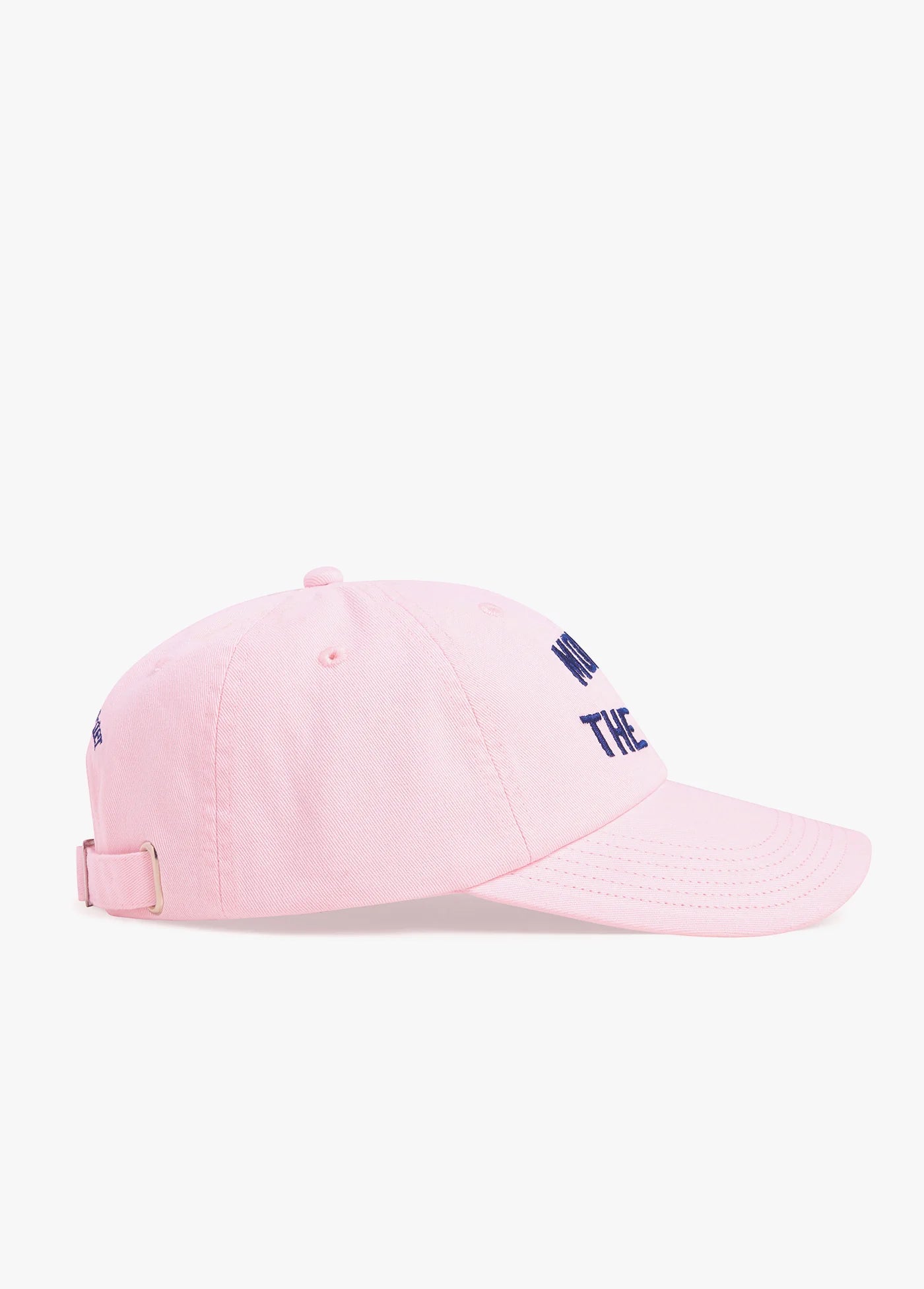 Mom of the Year Hat - Pink with Navy Stitching
