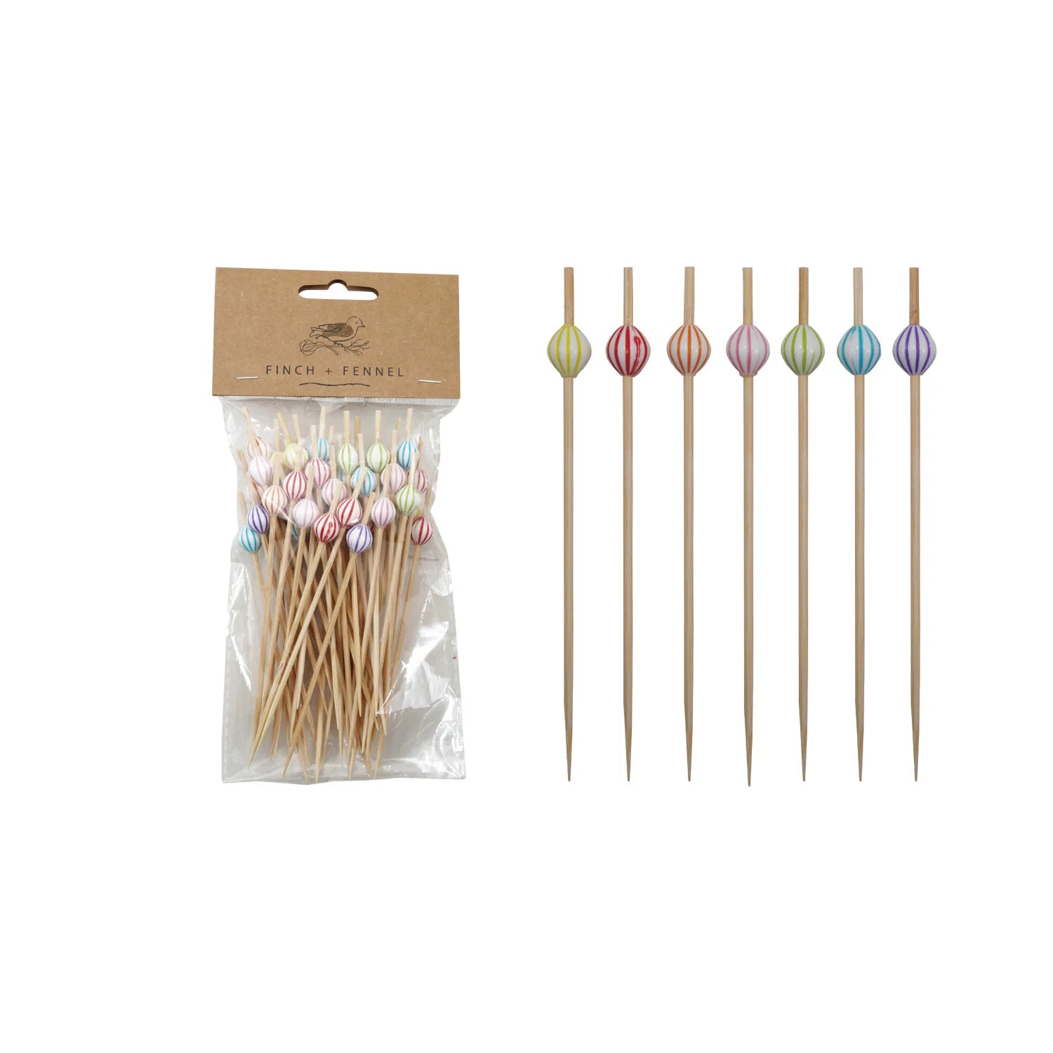 Bamboo Beads Skewers