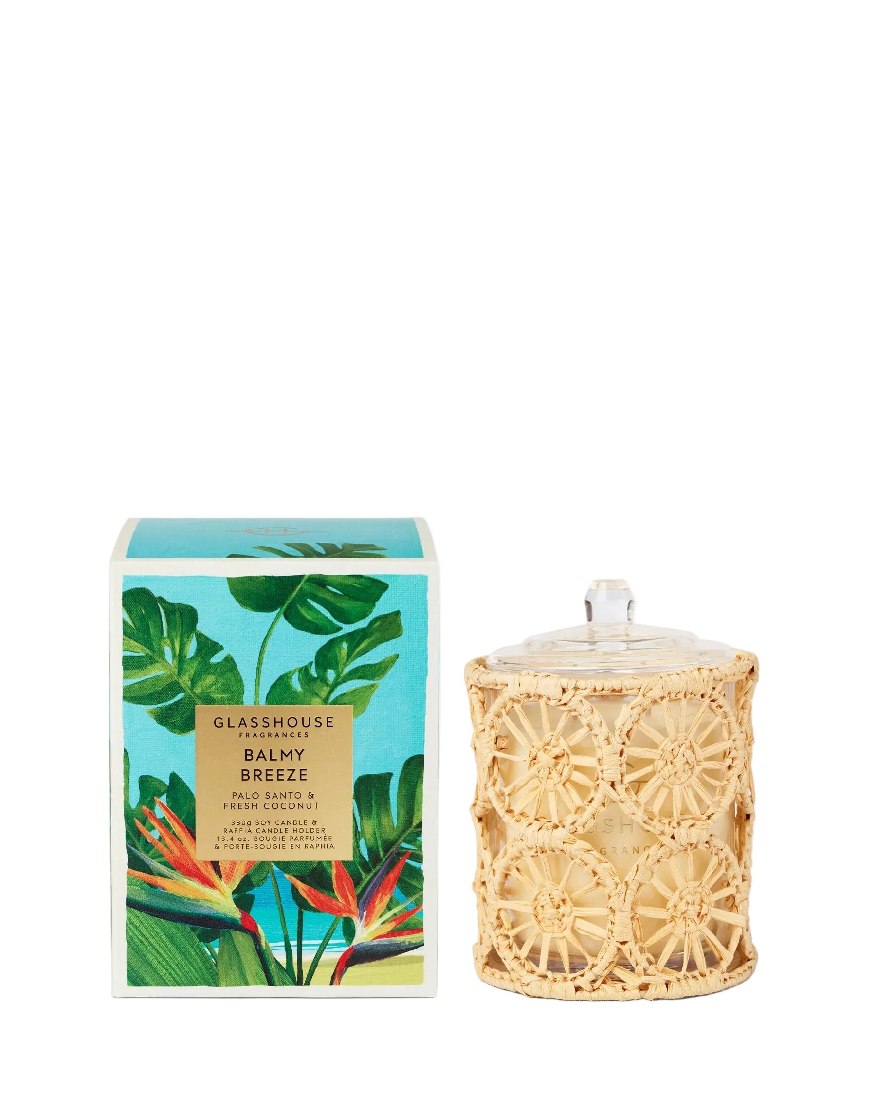 Glasshouse Balmy Breeze Candle - 13.4oz