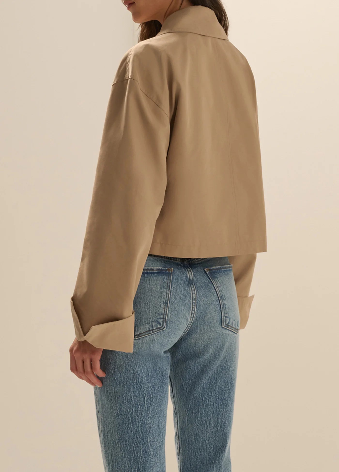 Favorite Daughter The Rue Cropped Trench | Khaki