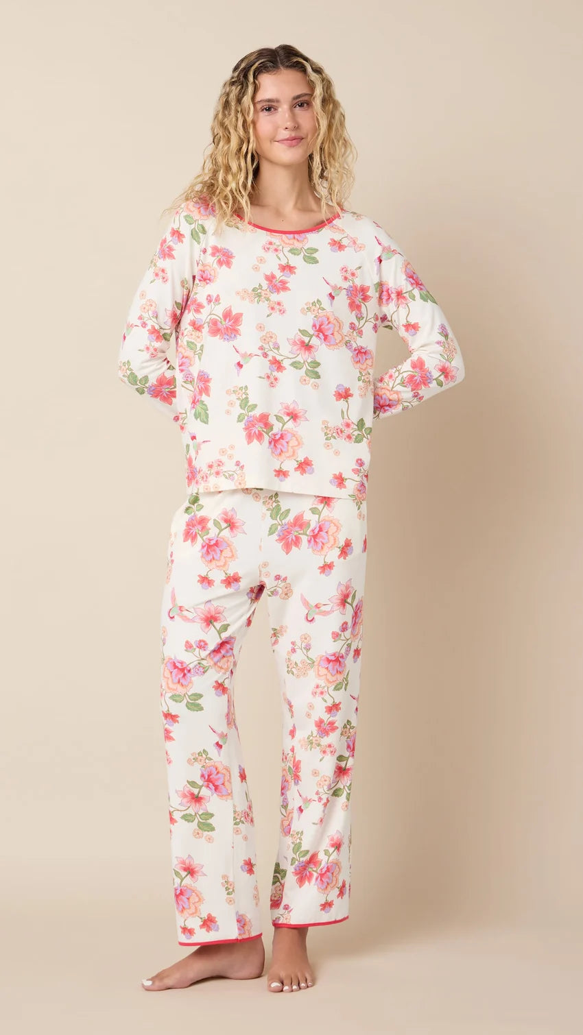 Cat's Pajamas Wing and Bloom Pima Knit Simple Set