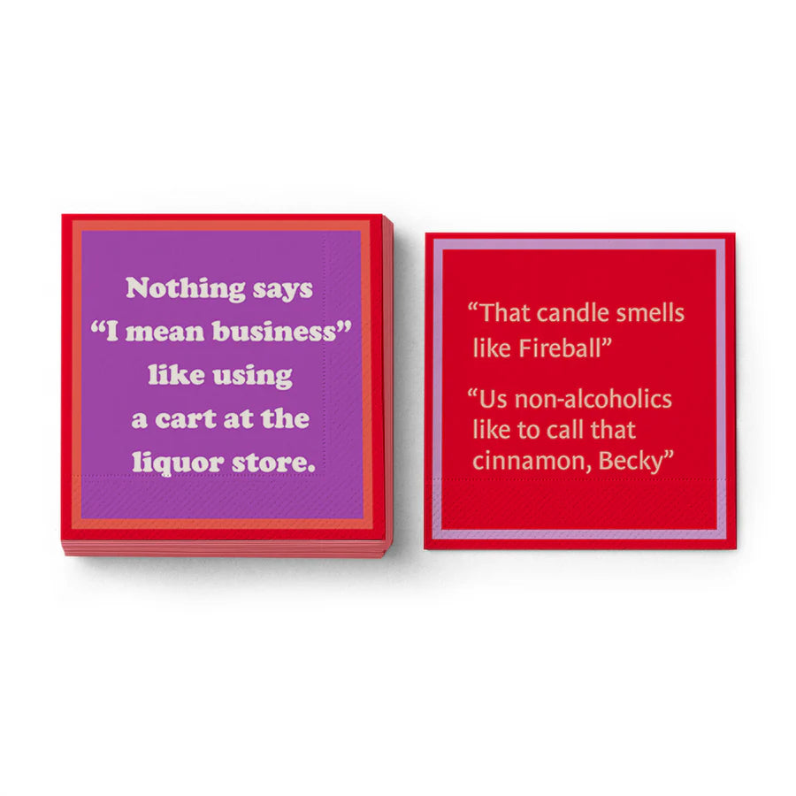 Fireball Cocktail Napkin