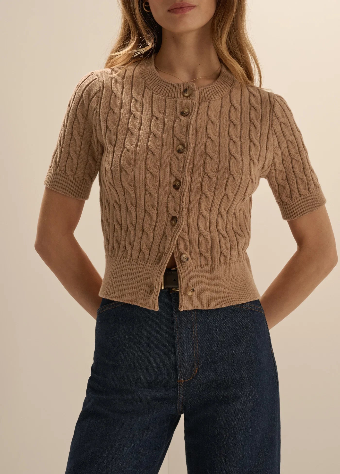 Favorite Daughter The Cafe Cardigan | Camel