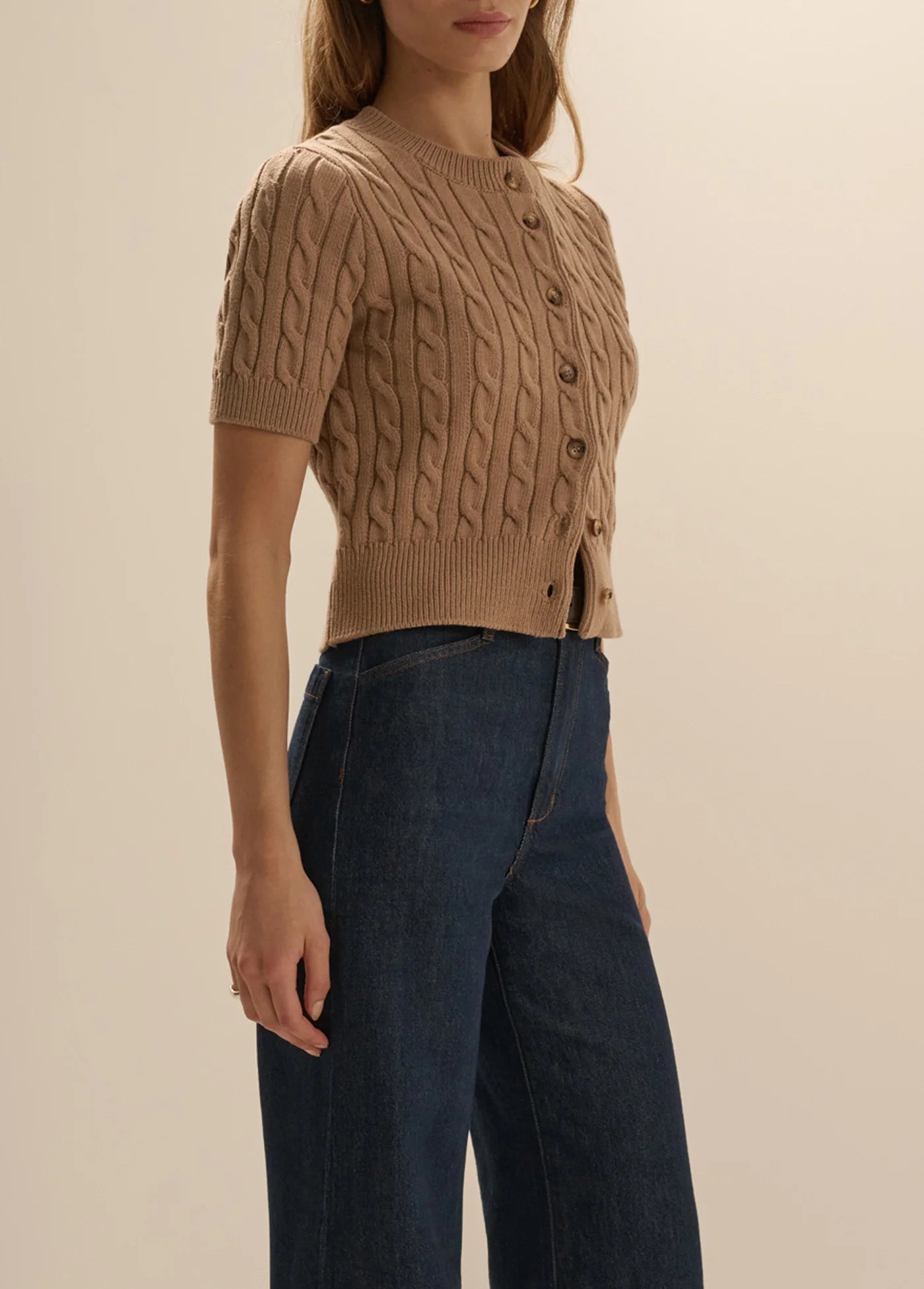 Favorite Daughter The Cafe Cardigan | Camel