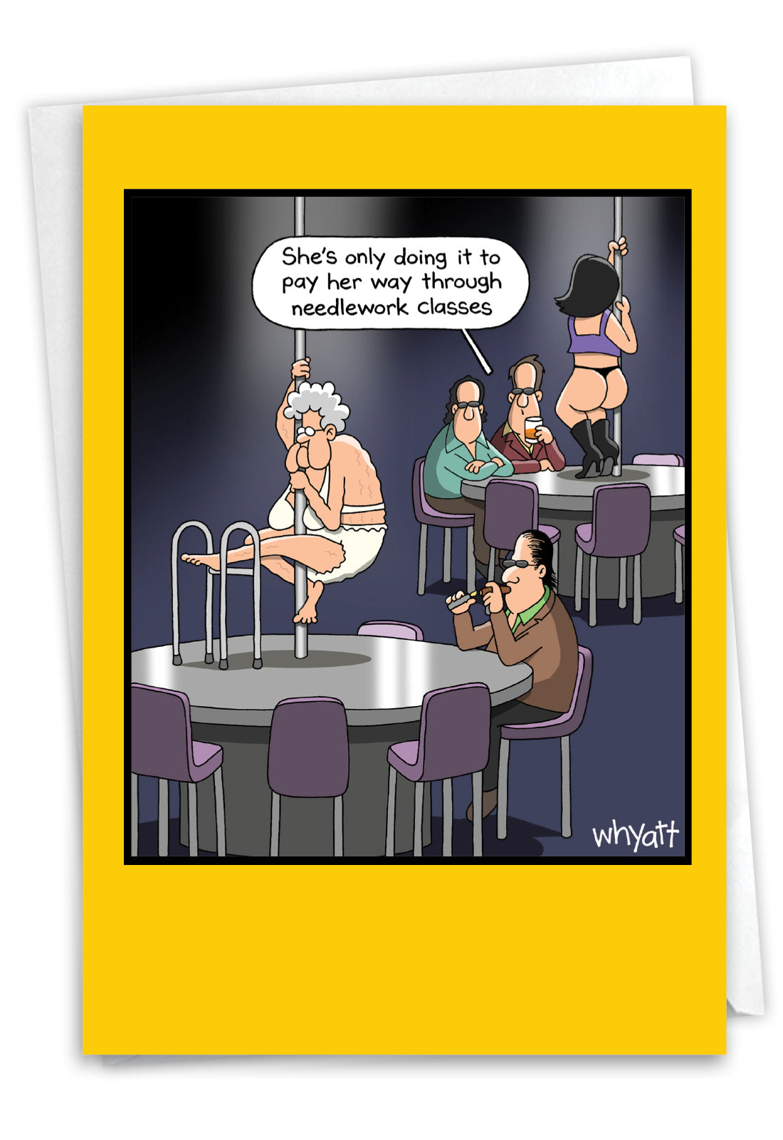 Needlework Classes Card