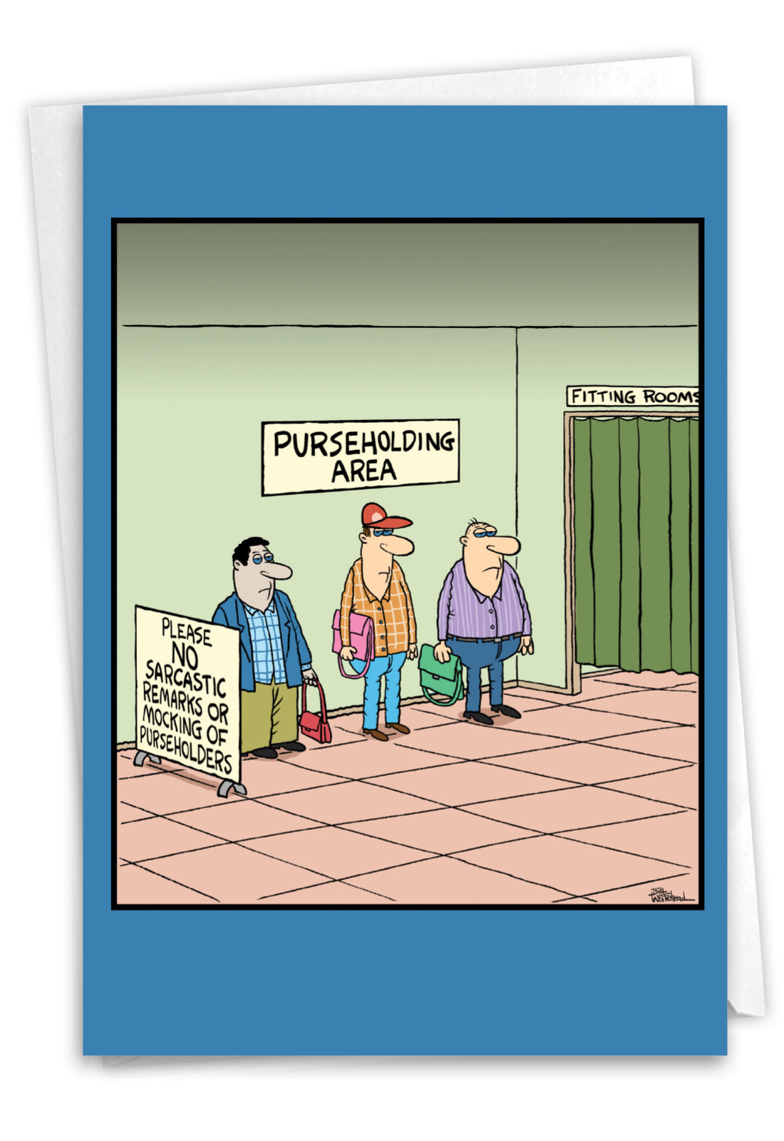 Purse Holders Greeting Card
