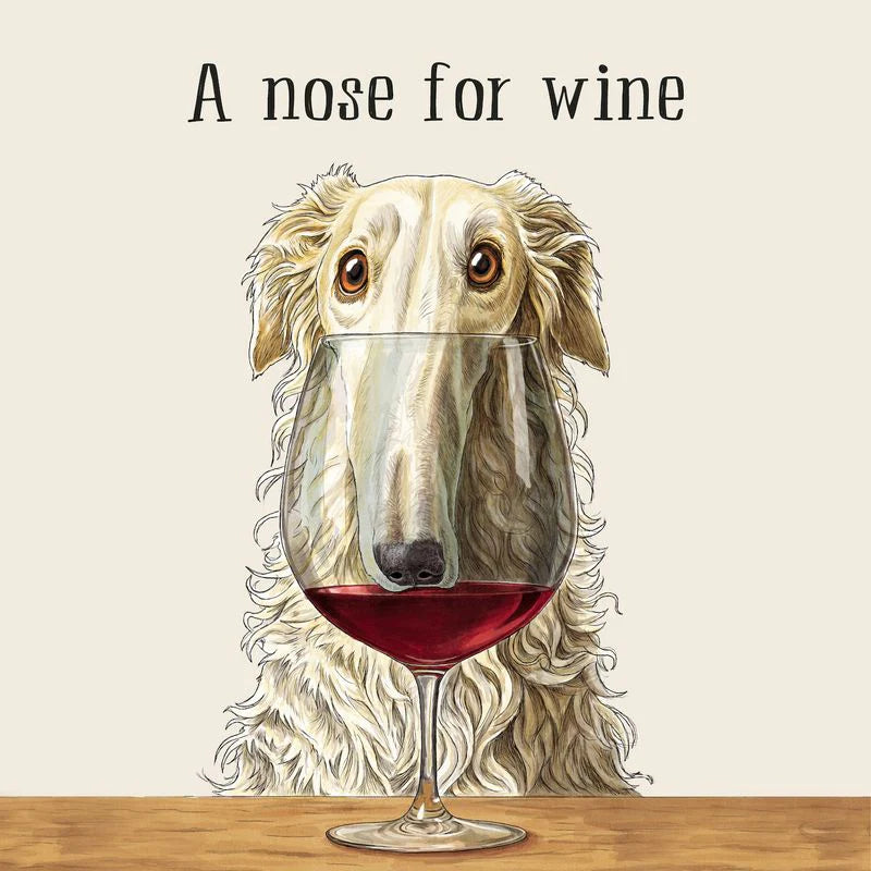 A Nose for Wine Cocktail Napkins - Pack of 20