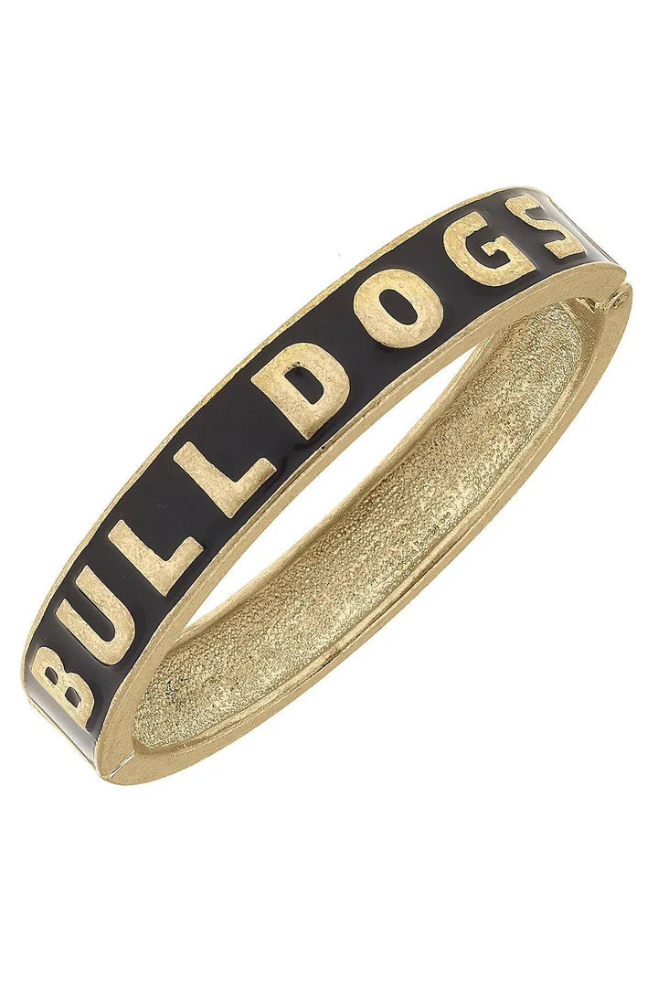 Georgia Bulldogs Enamel Hinge Bangle - Two Variants