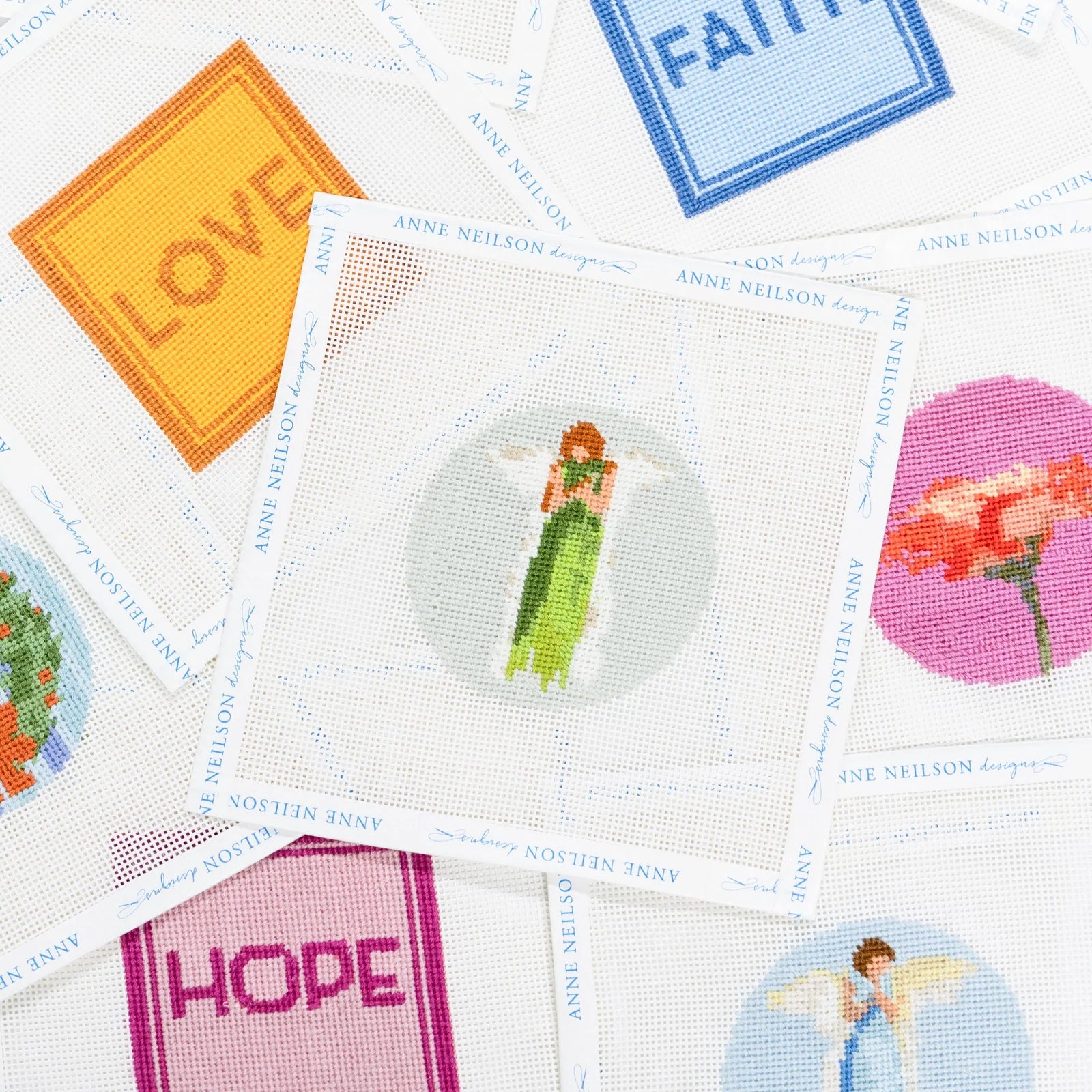 Angel Beginner Needlepoint Kits - 3 Variants