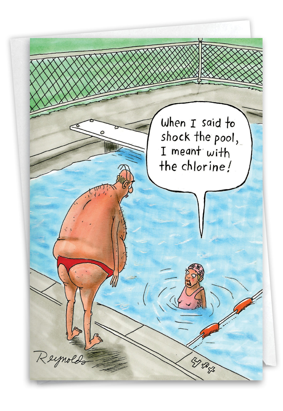 Shock the Pool Card