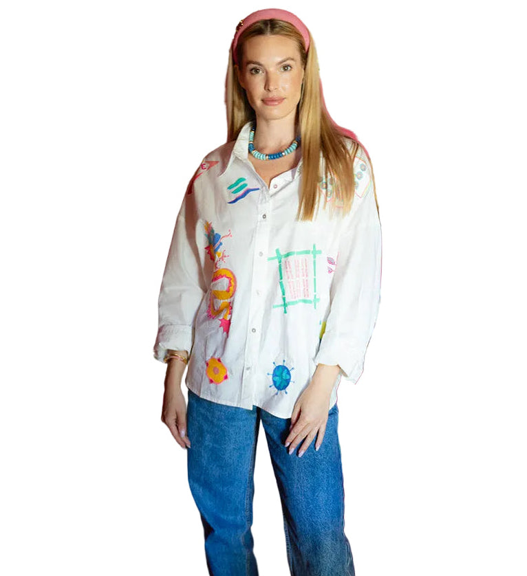 Mahjong Oxford Shirt