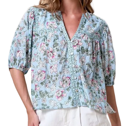 Cleobella Maisie Blouse - Luna Flora