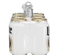 Miller Lite Six Pack Ornament