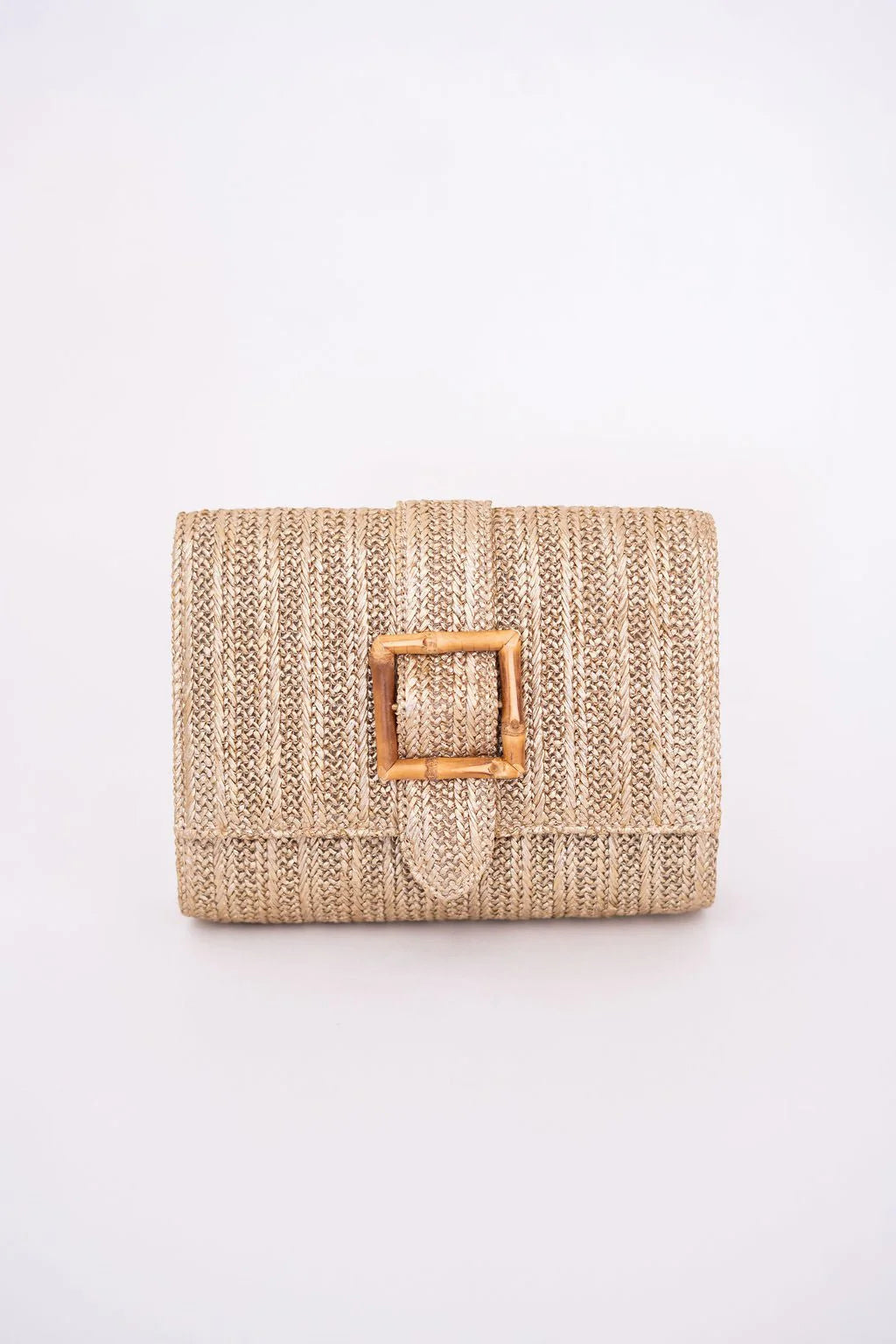 Lisi Lerch Janie Straw Clutch | Gold