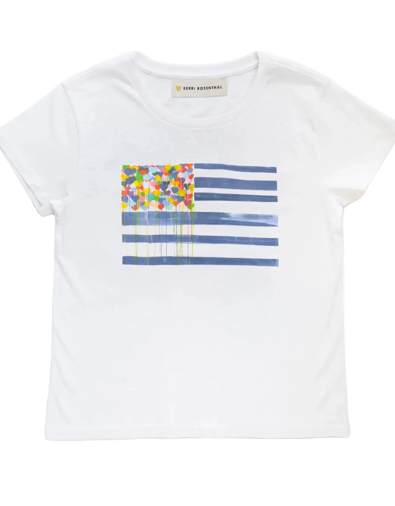 Kerri Rosenthal Suke U.S. of Love Tee - White