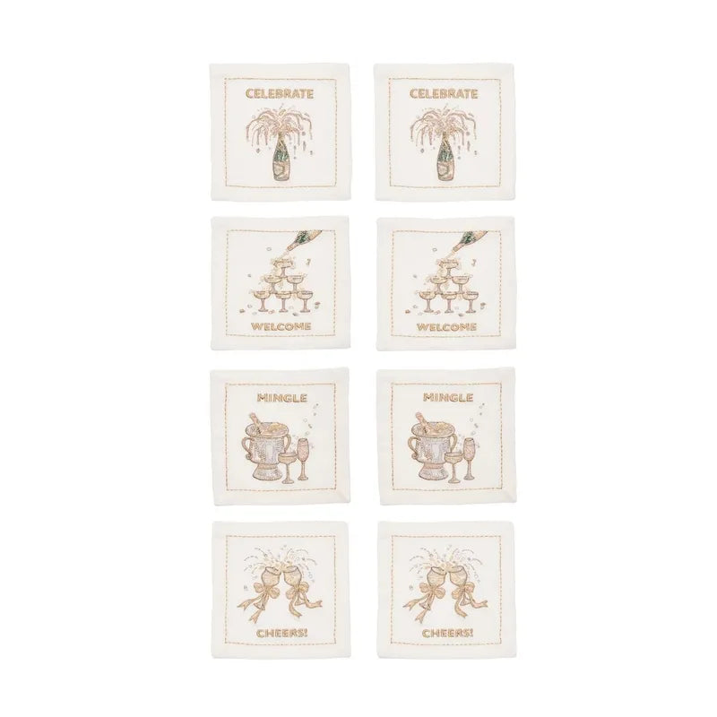 Cheers Cocktail Napkin - Set of 8