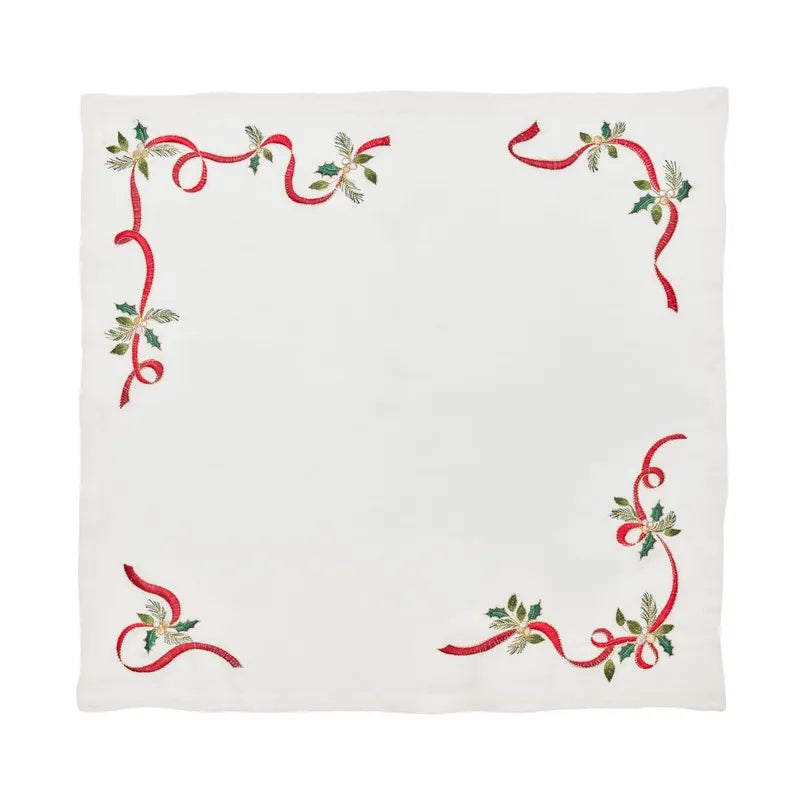Kim Seybert Christmas Ribbon Napkins - Set of 4