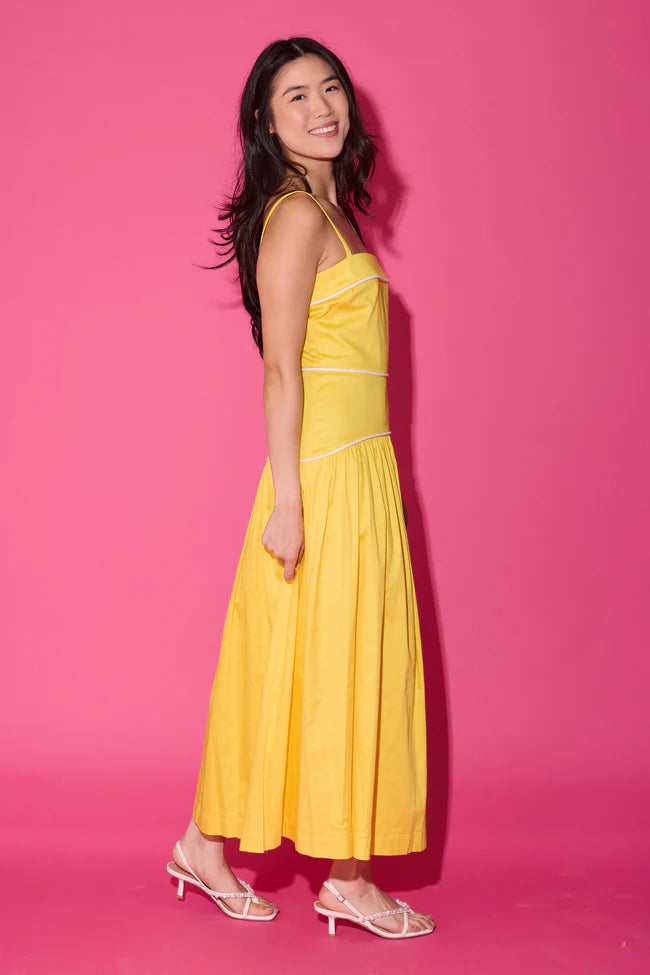 Alden Adair Riley Dress - Daffodil