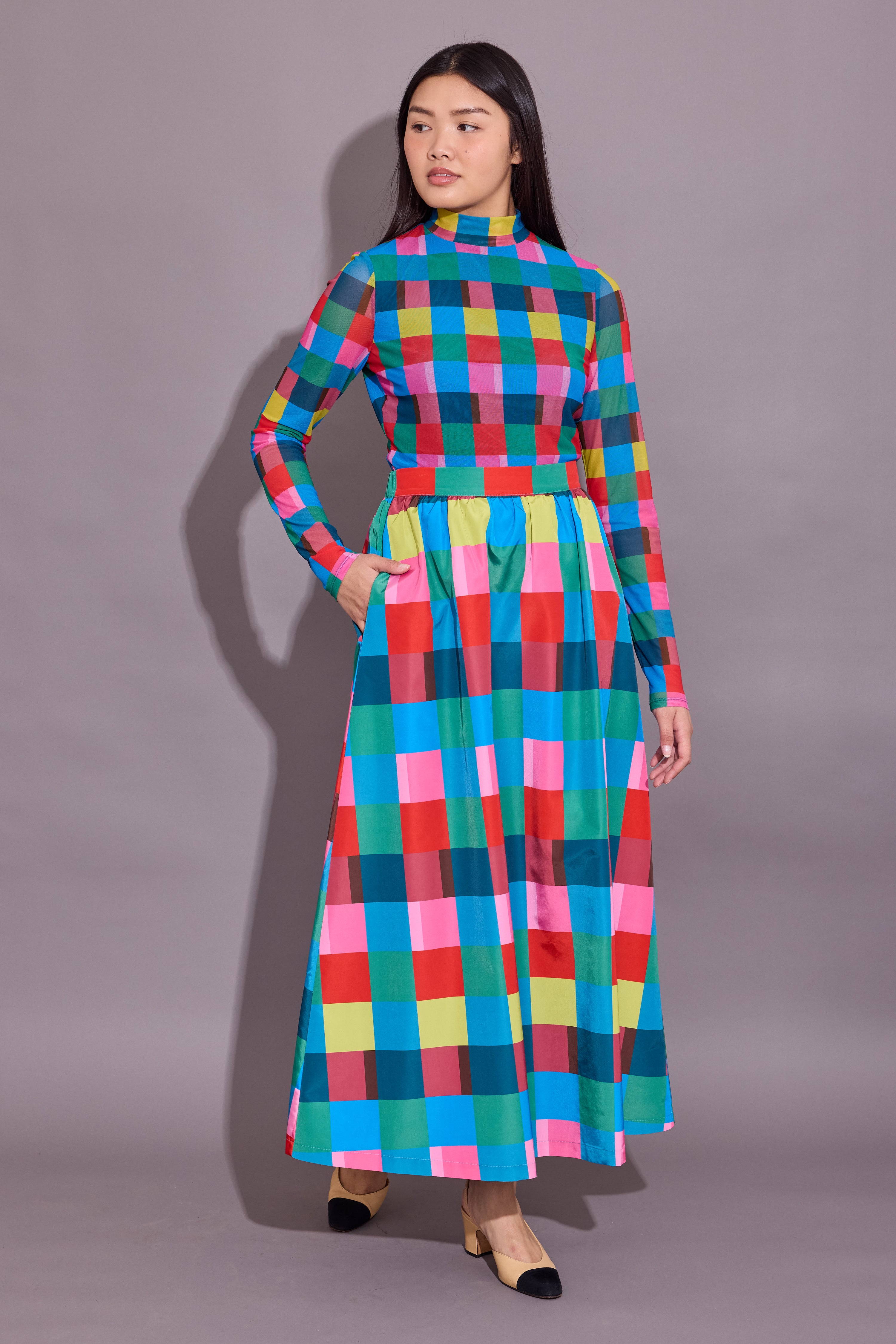 Alden Adair Daphne Skirt - Holiday Check