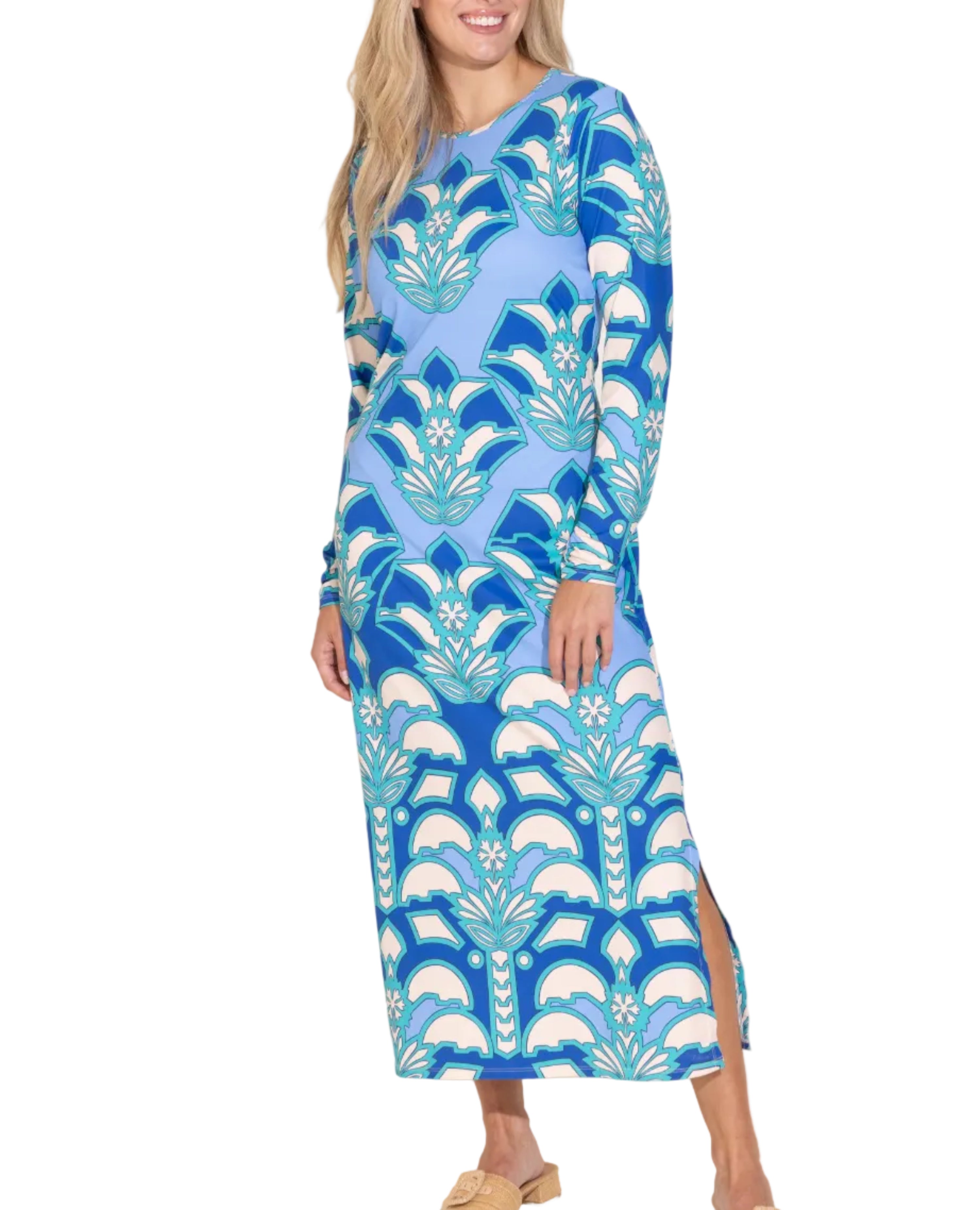 Alden Adair Dorit Dress - Desert Teal