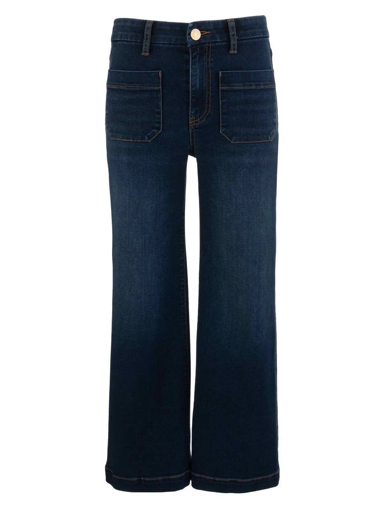 Kut from the Kloth Meg High Rise Wide Leg with Patch Pockets | Cheerfully