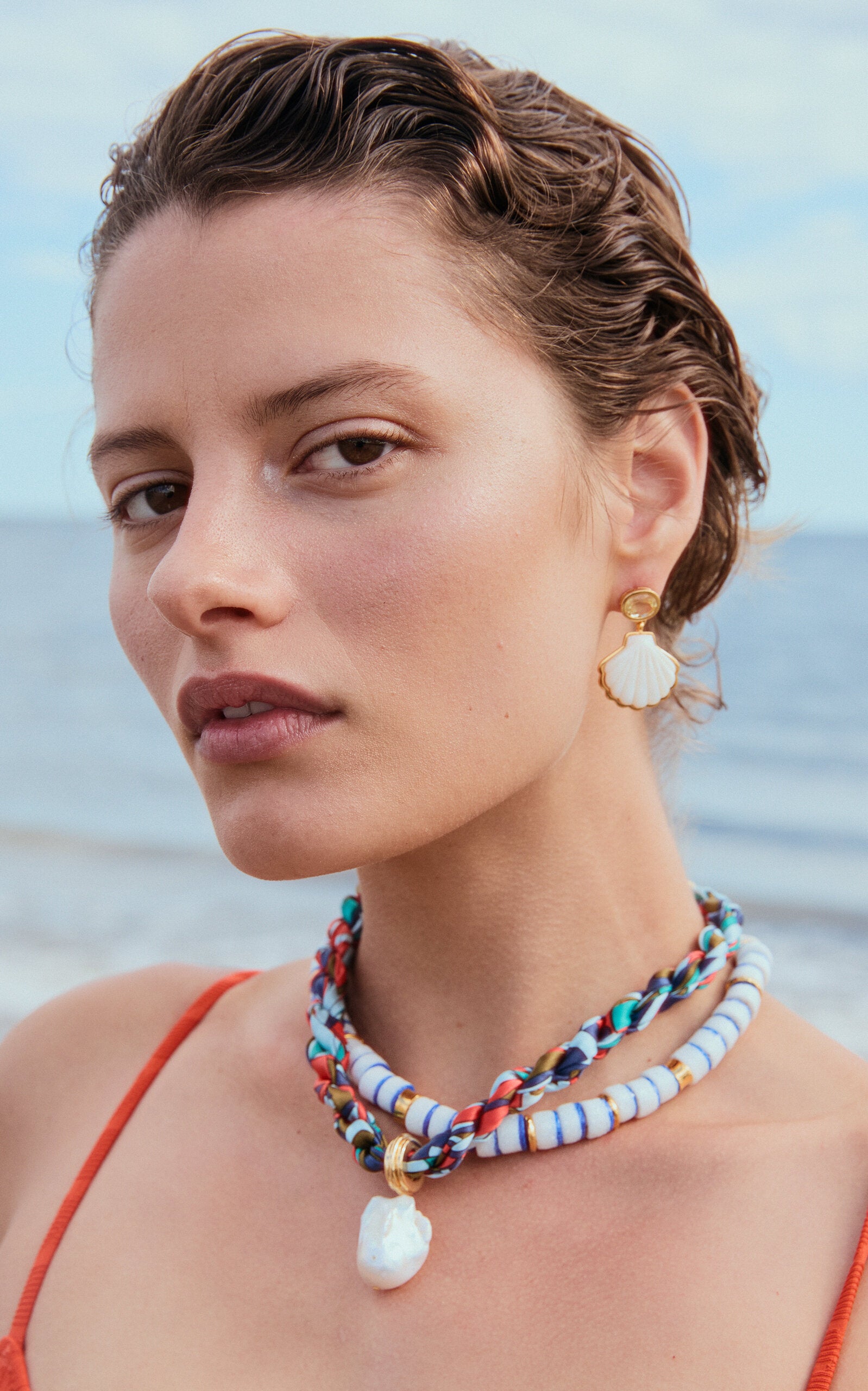Lizzie Fortunato Lido Necklace in Deep Blue