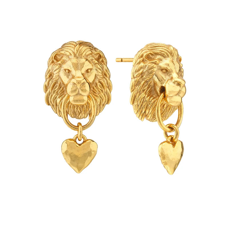 Capucine de Wulf Lionhart Post Earrings - Gold