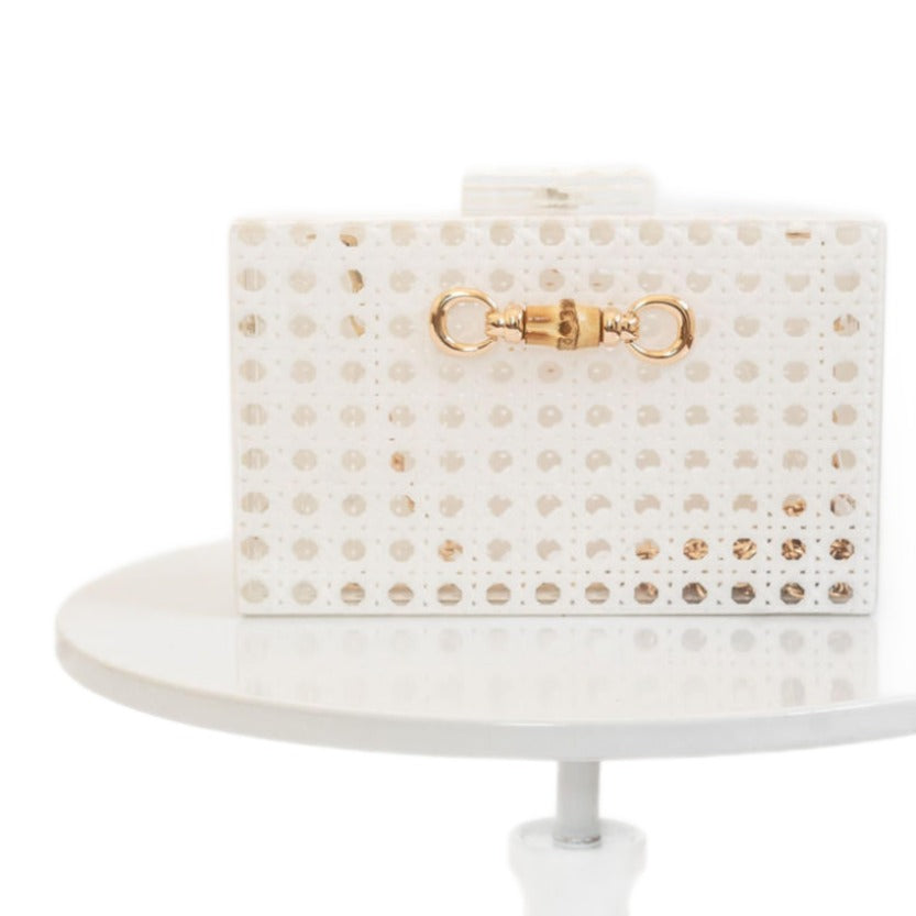 Breakers Clutch - Bamboo Toggle - White