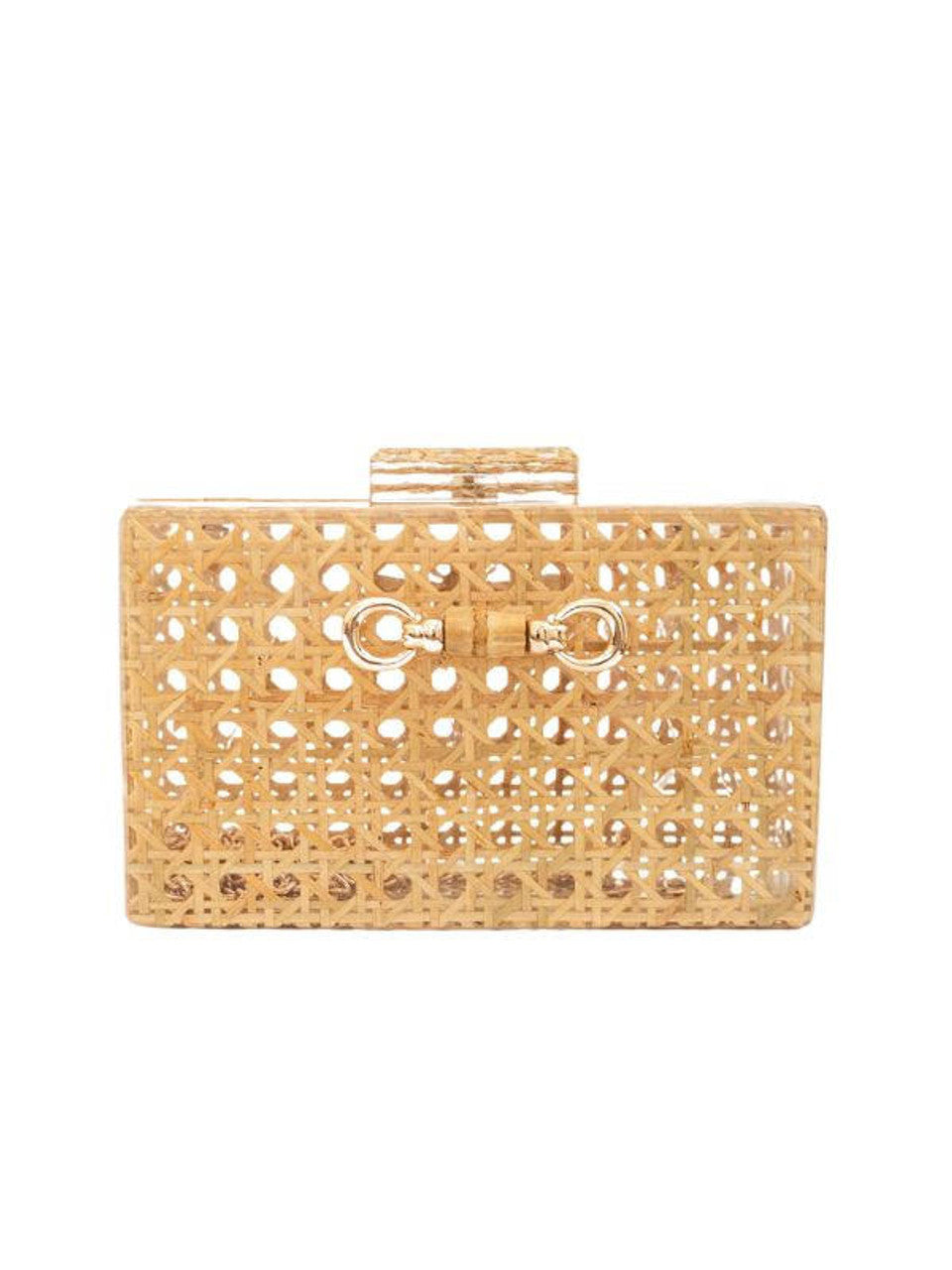 Lisi Lerch Breakers Clutch - Natural Bamboo Toggle
