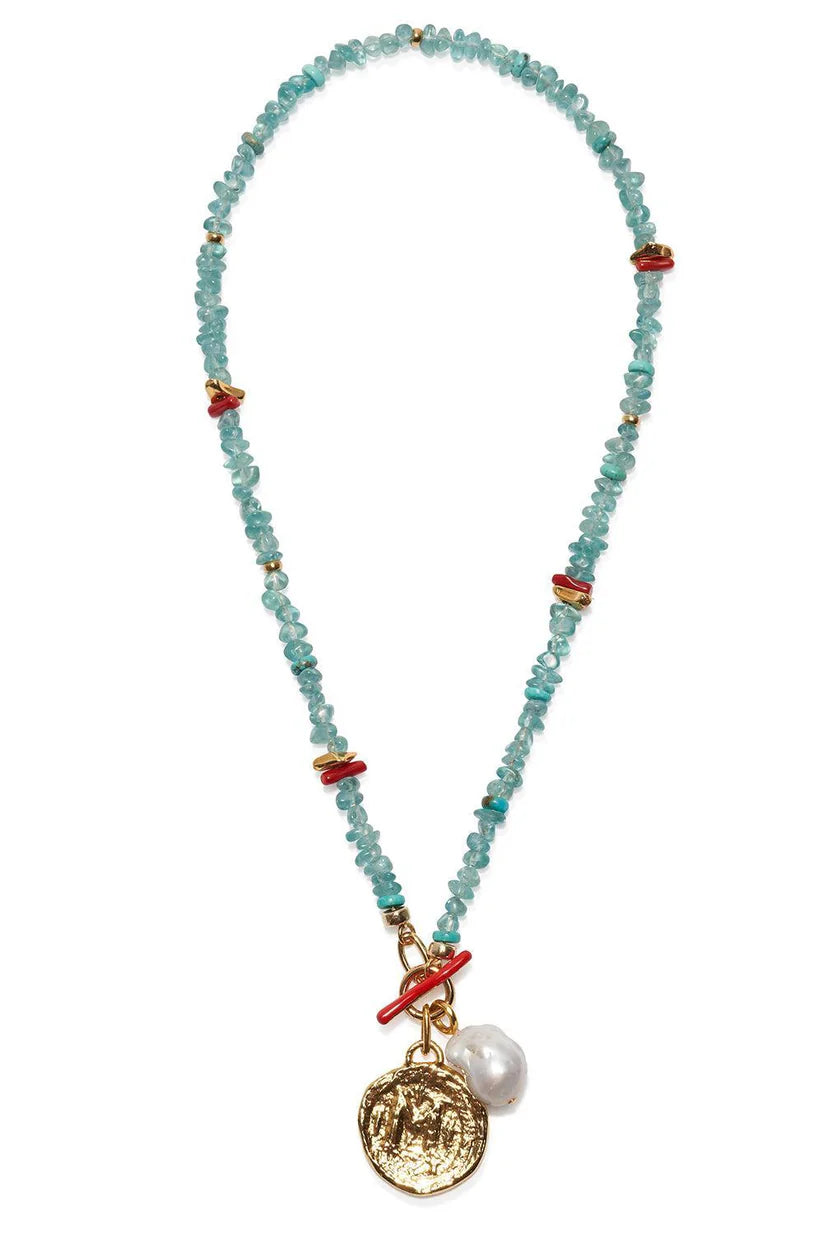 Lizzie Fortunato Crystal Cala Necklace
