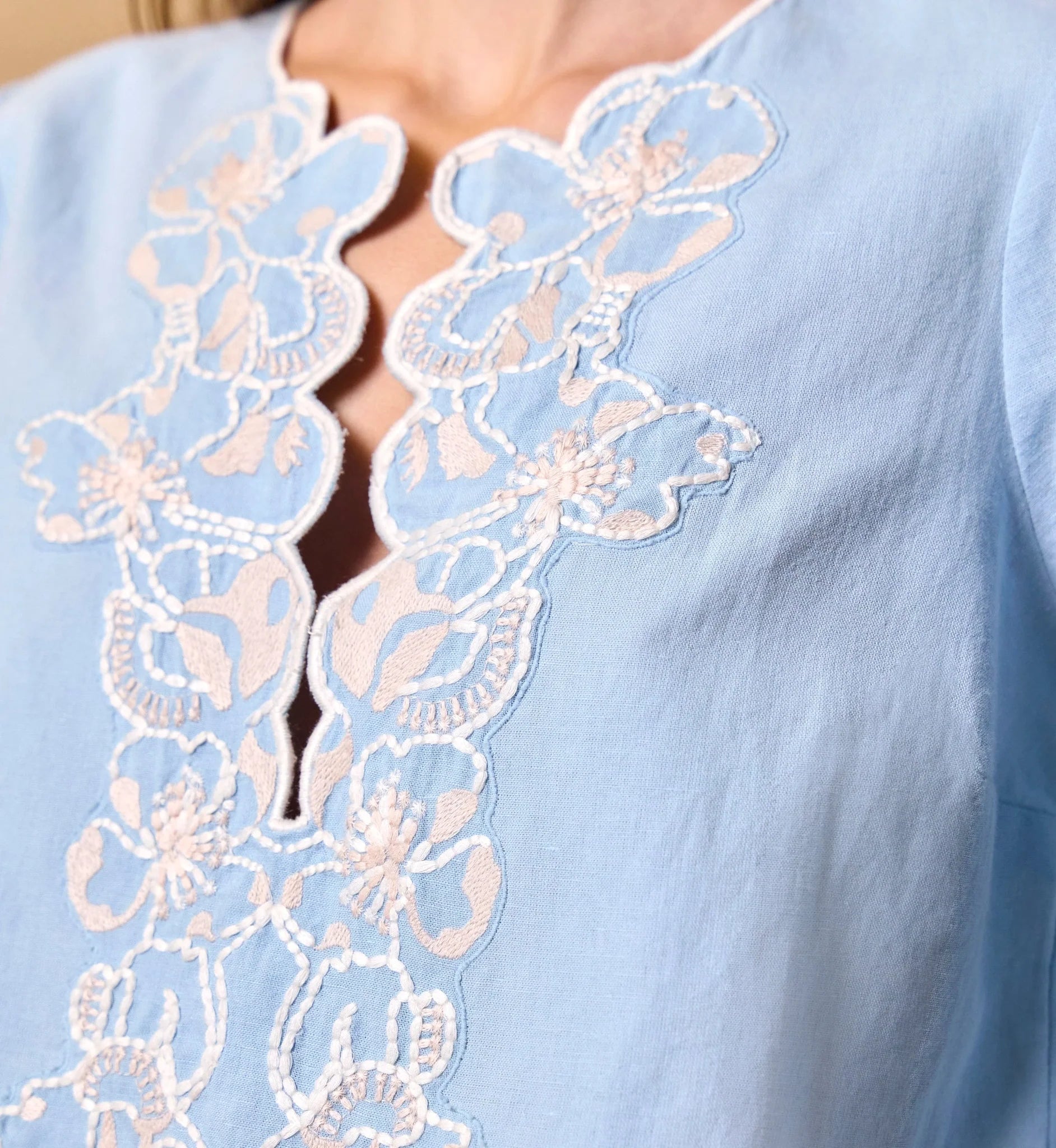 CLEOBELLA  Manon Blouse  - Glacier Lake