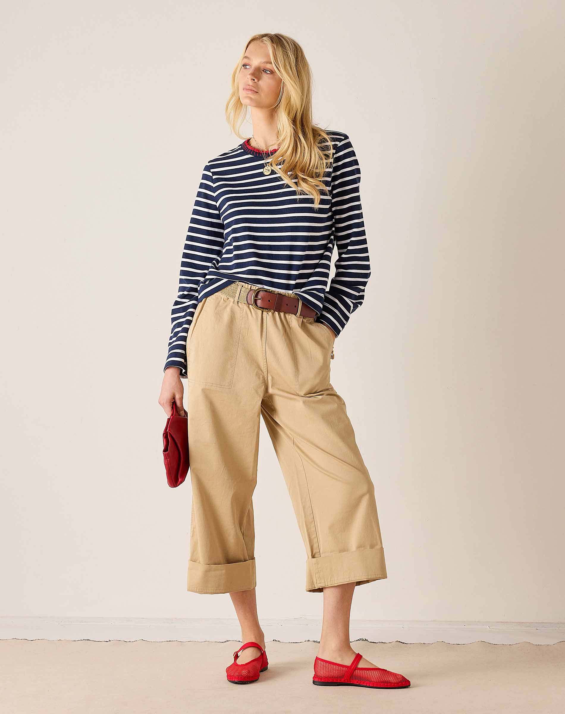 MER SEA  Mariner Tee - Sailor Stripe Long Sleeve