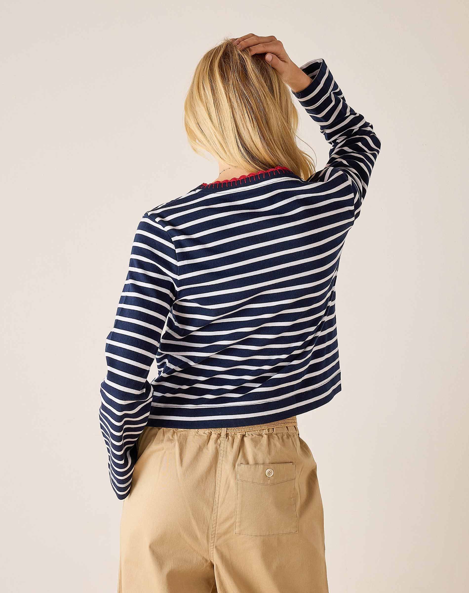 MER SEA  Mariner Tee - Sailor Stripe Long Sleeve
