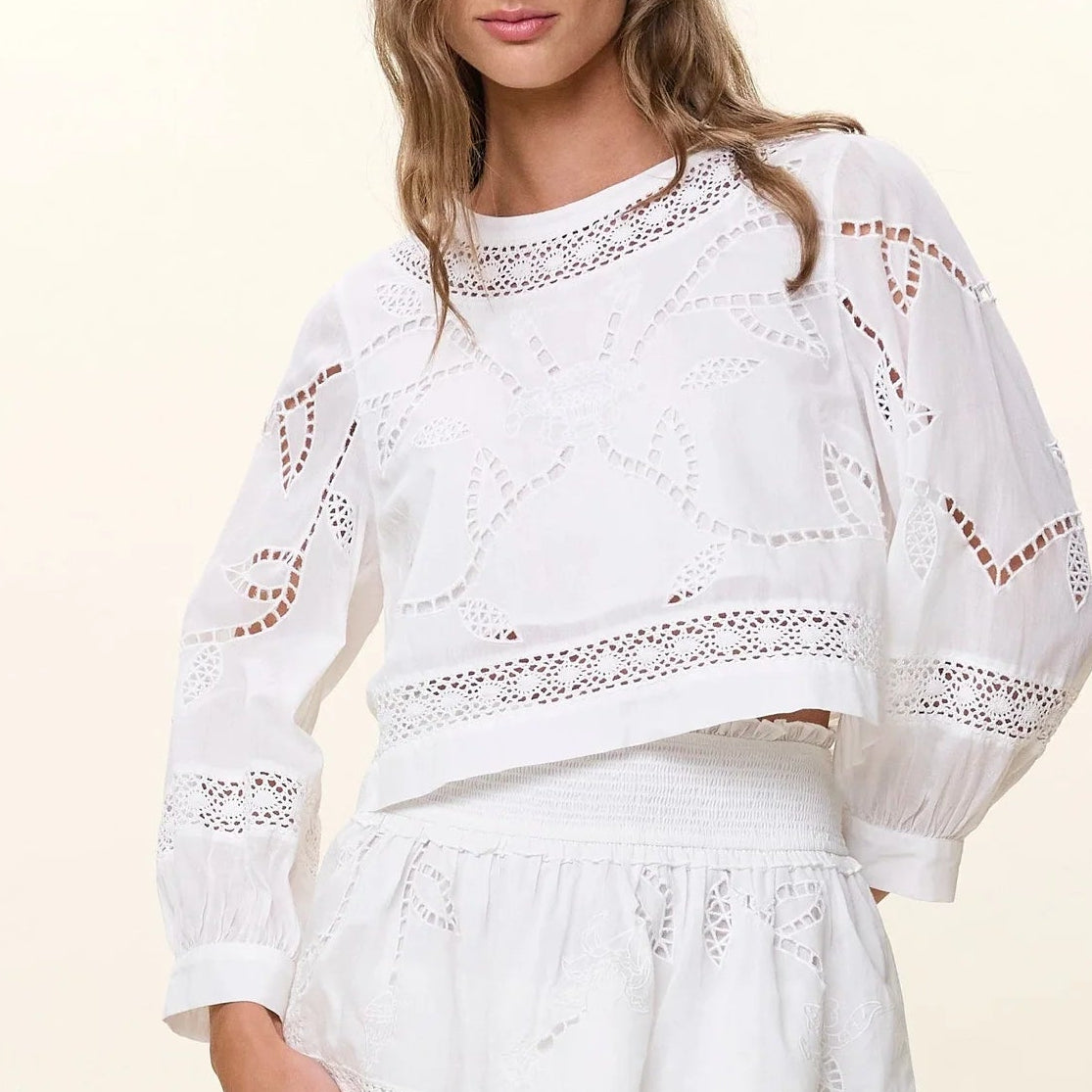 Cleobella Matisse Top - Ivory