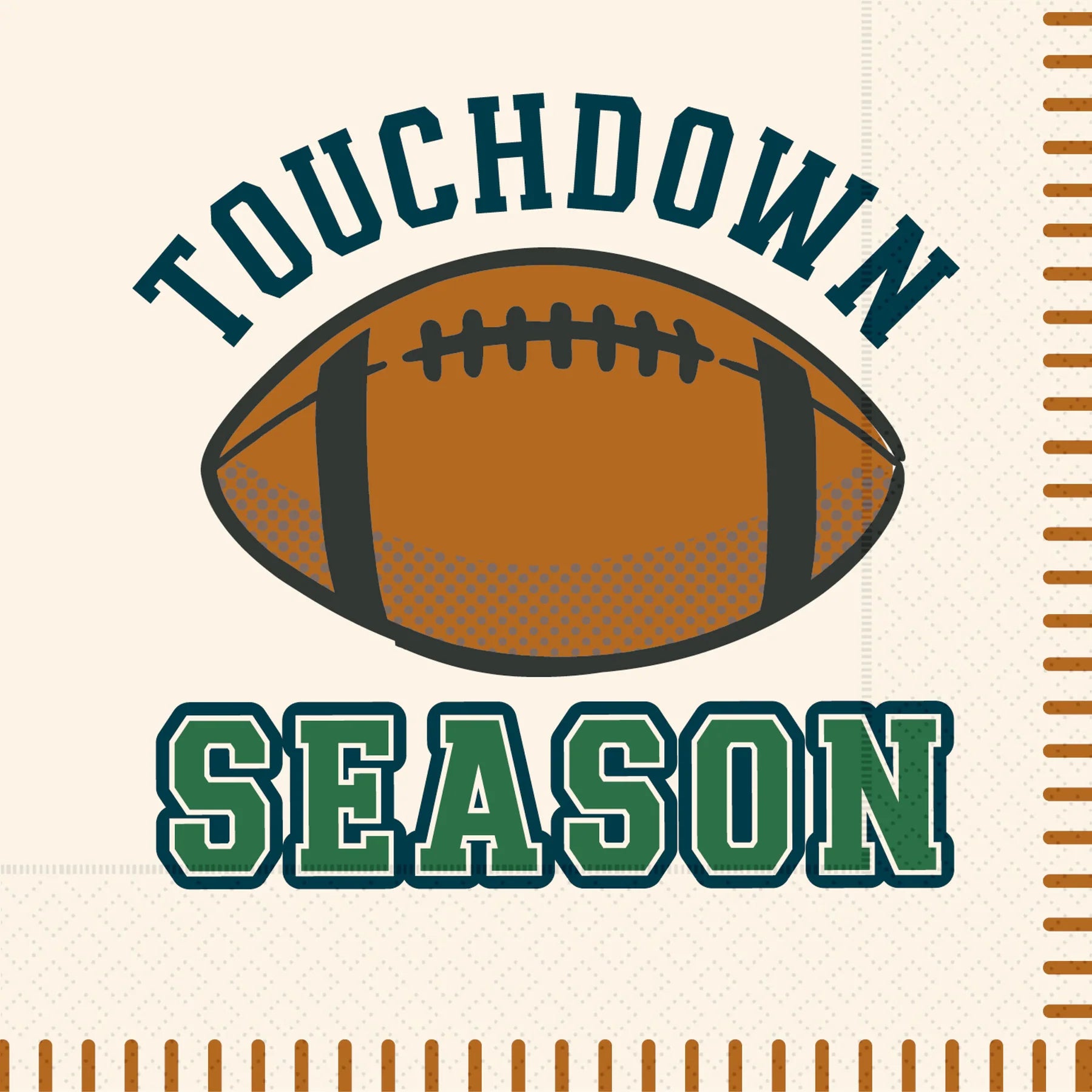 Touchdown Season Cocktail Napkins