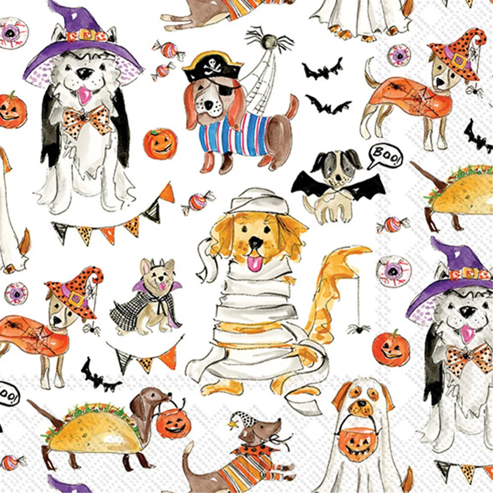 Halloween Dogs Cocktail Napkins